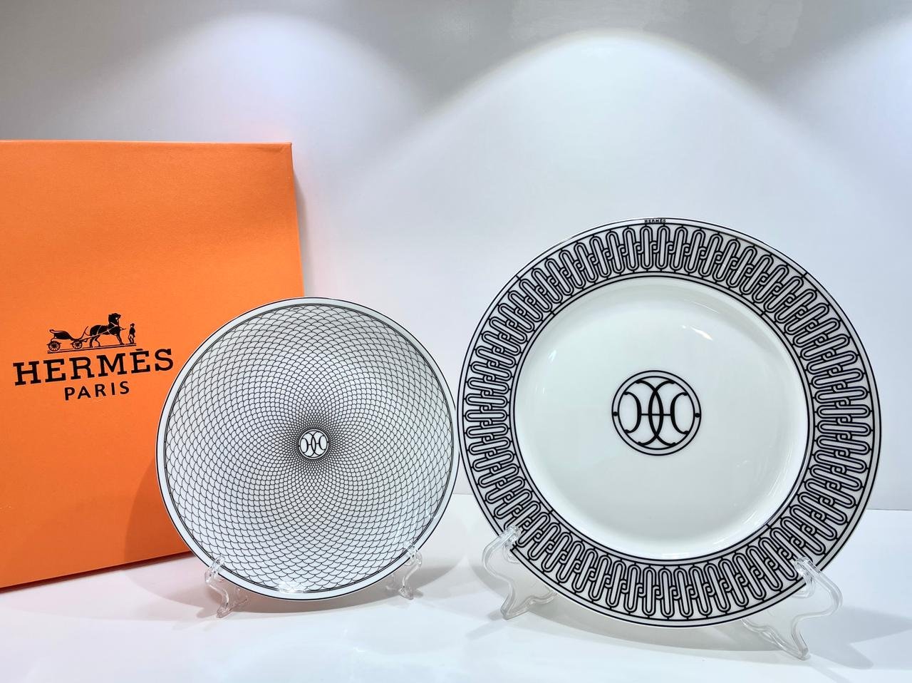 Plates set of 2 from Hermes - Hermes Plates | Buy Online in UAE
